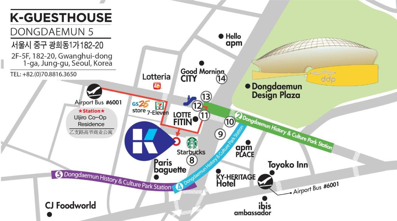 K-Guesthouse Dongdaemun 5 Σεούλ Εξωτερικό φωτογραφία